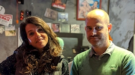 עמית אהרונסון ולייזה פאנלים, צילום: יח"צ שטראוס