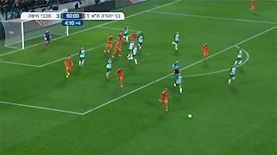 מכבי חיפה נגד בני יהודה, צילום: צילום מסך