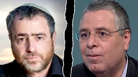 אלי ציפורי, שמעון ריקלין, צילום: מסך ערוץ 12, מתוך פרופיל הפייסבוק של שמעון ריקלין