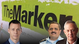 בני גנץ, רוני אלשיך, עמית סגל, צילום: מתוך עמודי הפייסבוק של עמית סגל ובני גנץ, ויקיפדיה/באדיבות משטרת ישראל