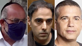 ינון מגל, יגאל עמיר, יונה אברושמי, צילום: מתוך אתר 103FM, פייסבוק/הצינור, מסך חדשות 12