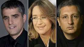 ניר חפץ, אילנה דיין, ברוך קרא, צילום: רמי זרנגר, טוויטר/כאן 11