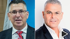 מישל בוסקילה, גדעון סער, צילום: פייסבוק/מישל בוסקילה, פלאש 90/יונתן סינדל