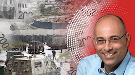 ירון זליכה וגדר ההפרדה, צילום: באדיבות המצלם, פלאש 90