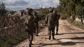 חיילים בגבול לבנון, צילום: דובר צהל