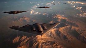 הדמיית התקיפה האמריקנית נגד מתקני הגרעין באיראן, צילום: i24NEWS