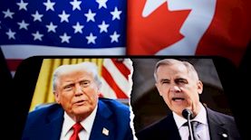 מייק קרני ודונלד טראמפ, צילום: miss cabul  Shutterstock