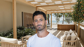 מנכ"ל ומייסד פאלמו, פלג יריב; הדמייה של הפרוייקט, צילום: פאלמו