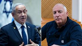 אייל אשל, בנימין נתניהו, צילום: פלאש 90/ חיים גולדברג, יונתן זינדל