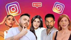 המשפיעניות והמשפיענים המובילים ל-2025, צילום: לי אגמון, מסך רשת 13, אור דנון, אינסטגרם/ עדן דניאל גבאי, עינב בובליל