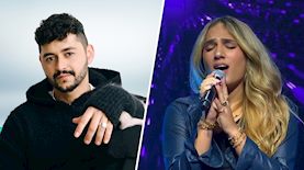 אלונה ארז, נעם בתן, צילום: מסך קשת 12, ויקיפדיה/ יאיר סיגרון