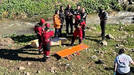 גופת הנער שאותרה, צילום: דוברות כבאות והצלה