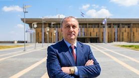 איימן אבו רייא, יו"ר מפלגת הבית הערבי, צילום: יובל הנדלר