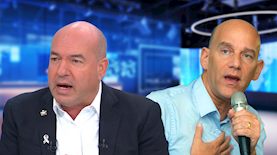 גיא פלג ואייל ברקוביץ׳, צילום: פלאש 90/ משה שי, מסך רשת 13