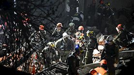 פיקוד העורף בזירת נפילה בחיפה, צילום: פלאש 90