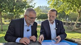 משה פייגלין מיכאל בן ארי, צילום: דוברות מפלגת זהות