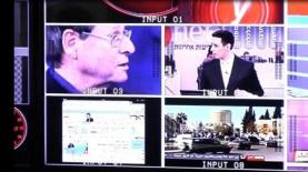 אטילה שומפלבי וחיים יבין בשידור של ynet (צילום: גיל לופו, אייס), צילום: צילום: גיל לופו, אייס