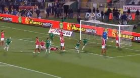 3:0 למכבי חיפה, רק 9.1% לערוץ 1. המשחק אתמול (צילום מסך: ערוץ 1), צילום: צילום מסך ערוץ 1