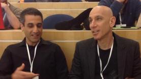 אלוף בן (הארץ) ואילן יצחייק (xnet), צילום: אלכסנדר כץ