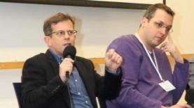 אודי הירש (מימין) עם המשנה לעורך ynet ערן טיפנברון, בכנס digit 2013 (צילום: טלי גואטה), צילום: צילום: טלי גואטה