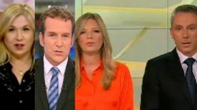 מימין: אלון בן דוד, טלי מורנו, דני קושמרו ואילה חסון (צילומי מסך: ערוץ 10, חדשות 2 וערוץ 1), צילום: צילומי מסך: ערוץ 10, חדשות 2 וערוץ 1