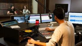 אולפני הרדיו של אוניברסיטת בר אילן, צילום: יח"צ