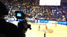 משחק גביע המדינה בהיכל נוקיה, בשנה שעברה, צילום: אלכסנדר כץ