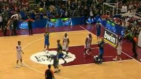 ארמאני מילאנו נגד מכבי תל אביב (צילום מסך ספורט 5), צילום: צילום מסך ספורט 5