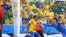 ברזיל מקסיקו במונדיאל (צילום מסך: ערוץ 1), צילום: צילום מסך: ערוץ 1