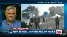 מתוך שידורי CNN על מבצע 'צוק איתן' (צילום מסך: CNN), צילום: צילום מסך: CNN
