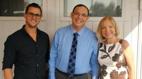 מימין: תלמה בירו, השר שי פירון ויניב ויצמן (צילום: ארז יוסף), צילום: צילום: ארז יוסף