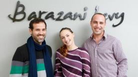 ברזני לוי. מימין: רובי ברזני, מריה קניגין ושחף לוי, צילום: יח"צ