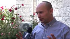 נפתלי בנט מתראיין לערוץ 7, אתמול (באדיבות ערוץ 7), צילום: באדיבות ערוץ 7