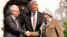 טקס החתימה על הסכם אוסלו, ספטמבר 1993 (צילום: דובר צהל. מתוך אתר פיקיוויקי), צילום: צילום: דובר צהל. מתוך אתר פיקיוויקי