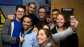 ארז טל במפגש עם סטודנטים באוניברסיטת אריאל (צילום: באדיבות אוניברסיטת אריאל), צילום: צילום: באדיבות אוניברסיטת אריאל