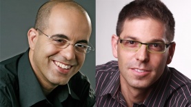 גבי זלצמן ודודי חברון, צילום: אילן בשור