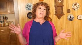 תיקי דיין על סט הצילומים של קמפיין מזגני תדיראן, צילום: סיון פרג'