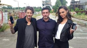 גל גדות, קובי כליף מנכ"ל אלפא טלקום ומוקי, צילום: יח"צ