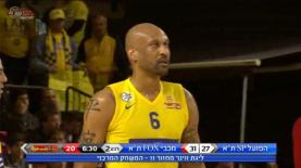 דווין סמית בדרבי התל אביבי, צילום: הערוץ הראשון