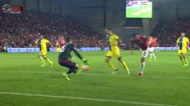 הפועל באר שבע כובשת מול מכבי ת"א. משחק העונה הסתיים ב-1:1, צילום: צילום מסך