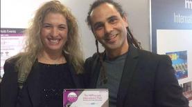 יניב סוויסה ולירז מיה שגריר, בעלי הפורמט X Y Z, שזכו בתחרות הפורמטים של MIP, צילום: צילום גולשים