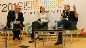 ערן טיפנברון, אריאלה בן אברהם ורועי כ"ץ, בכנס DIGIT2016, צילום: אור גפן