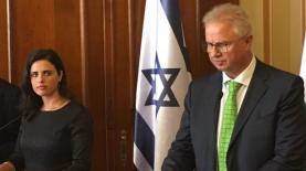 איילת שקד  ושר המשפטים ההונגרי לאסלו טרוצ'אני, צילום: יח"צ