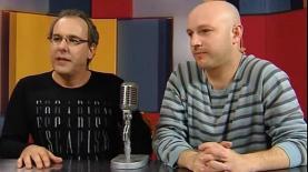 אבי נוסבאום ושי גולדשטיין, עוד מתקופת 'נראה אותך' בערוץ 2, צילום: באדיבות: קשת, ערוץ 2