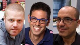 דודי חברון, גבי זלצמן ויוסי צרפתי, צילום: אילן בשור; יח"צ