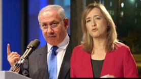 אילנה דיין ובנימין נתניהו, צילום: צילום מסך; אורי פורת