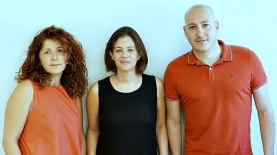 STORIEZ. ירון פרוסט, יעל דרומי וליסה בן בסט, צילום: ערן גולדין