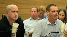 גיל עומר ואלדד קובלנץ, מראשי תאגיד השידור הציבורי בהקמה כאן, צילום: איציק הררי, דוברות הכנסת