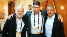 מאיר הלוי, ארנון מעוז ואודי גת, צילום: מיכל רוזנפלד