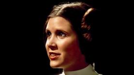 קרי פישר בתפקיד הנסיכה ליאה בסרט מלחמת הכוכבים, צילום: יח"צ